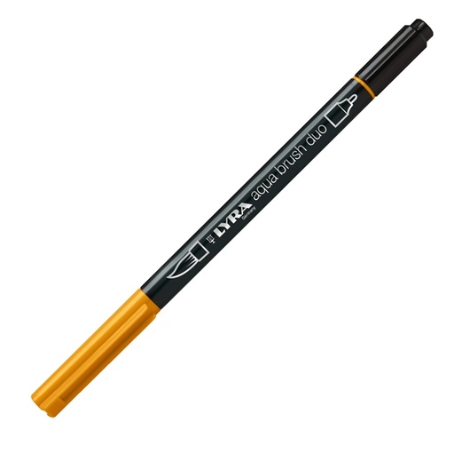 [D85745] Pennarello a 2 punte AQUA BRUSH DUO terra Siena naturale LYRA L6520084