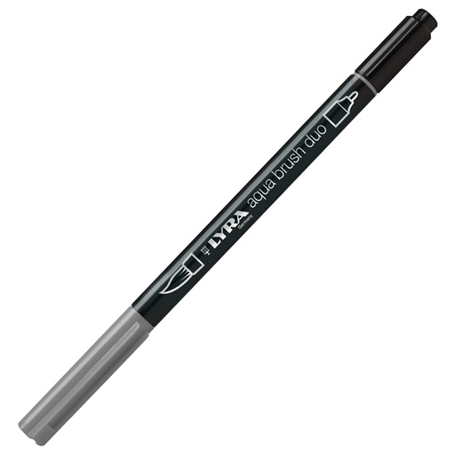 [D85747] Pennarello a 2 punte AQUA BRUSH DUO grigio chiaro freddo LYRA L6520095