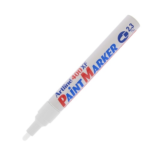 [D85750] Marcatore artline A 400 punta tonda a vernice bianco