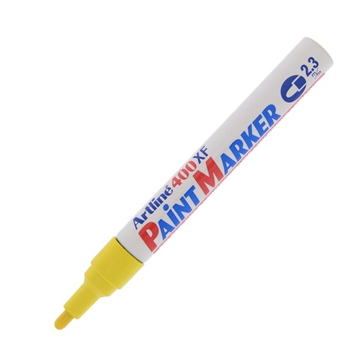 [D85751] Marcatore artline A 400 punta tonda a vernice giallo