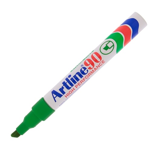 [D85752] Marcatore artline A 90 permanente punta scalpello verde