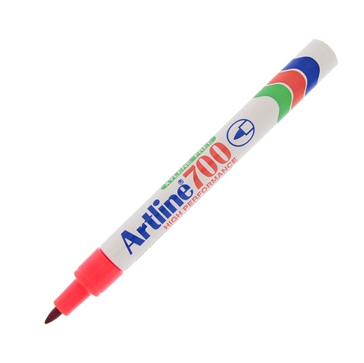[D85758] Marcatore artline A 700 permanente punta tonda 0,7mm rosso
