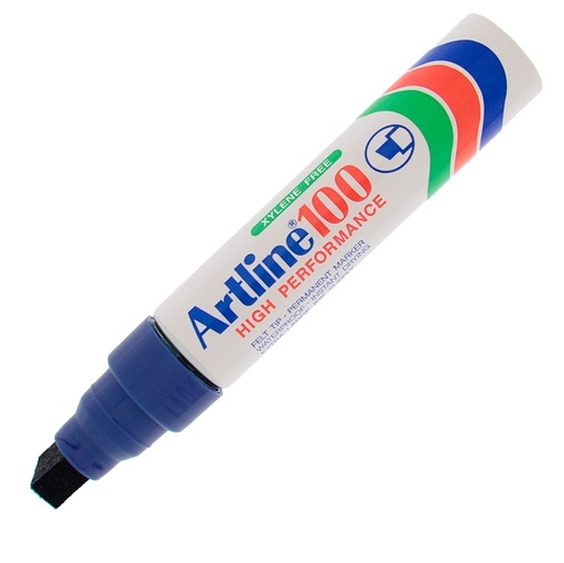 [D85760] Marcatore artline A 100 permanente punta scalpello jumbo blu