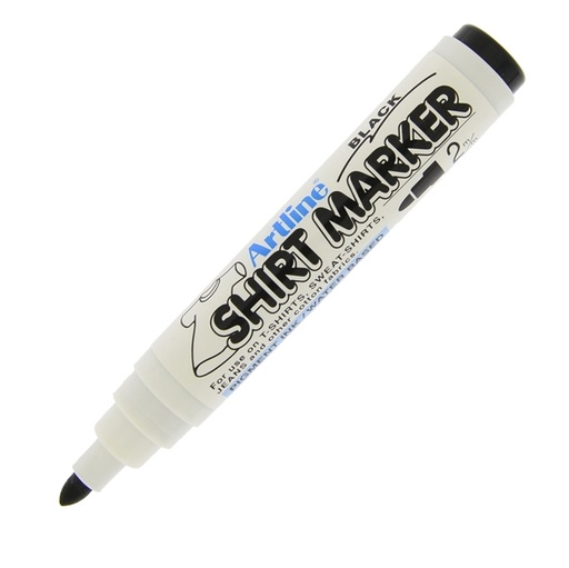 [D85774] Marcatore per tessuto artline punta 2mm tonda nero