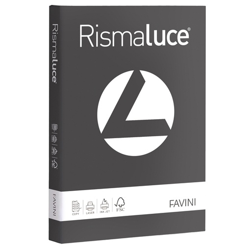 [D85815] Carta RISMALUCE 200gr A4 125fg grafite 72 Favini