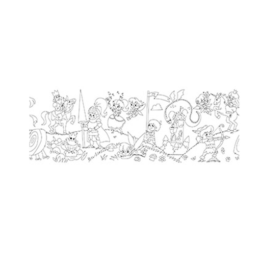 [D85889] Rotolo creativo adesivo tema Fiabe 30X400cm 80gr Info