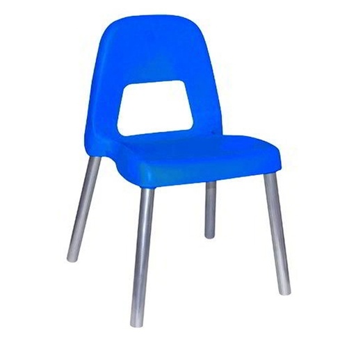 [D85996] Sedia per bambini Piuma H35cm blu CWR