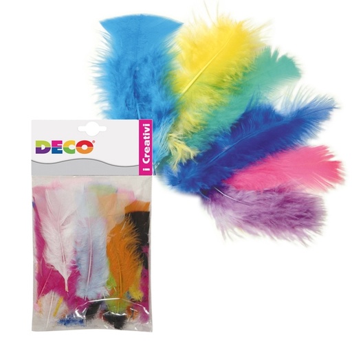 [D86073] PIUME COLORATE 10GR DECO