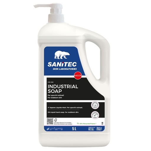 [D86215] Sapone lavamani Industria Soap 5 Lt in tanica dispenser Sanitec