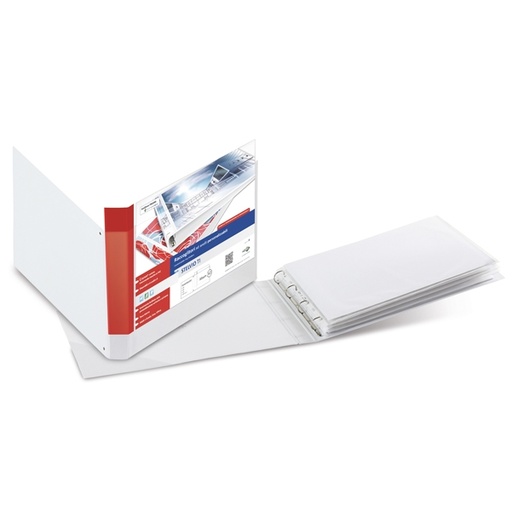 [D86219] Raccoglitore STELVIO TI 40 4D A3 42x30cm album bianco personalizzabile SEI ROTA