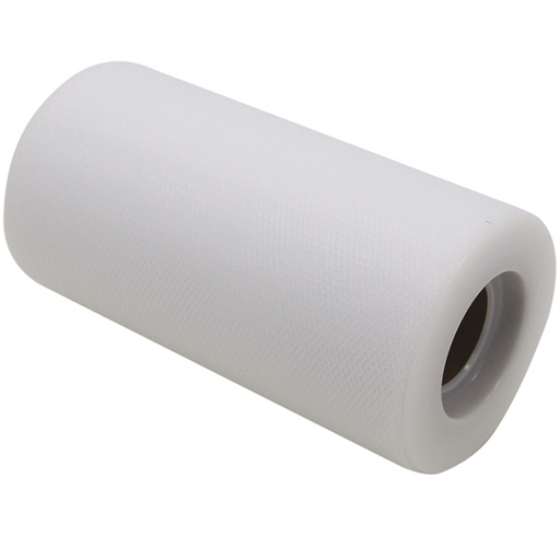 [D86267] Tulle in rotolo 12,5cmx25mt bianco Big Party