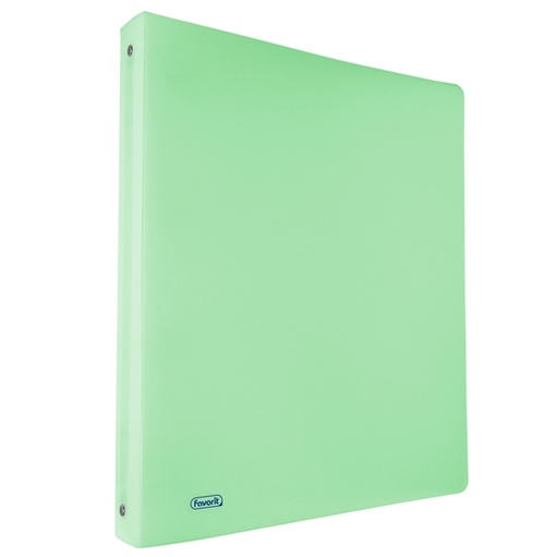 [D86338] Raccoglitore PPL PSTEL verde 22x30mm 4R dorso 15 Favorit