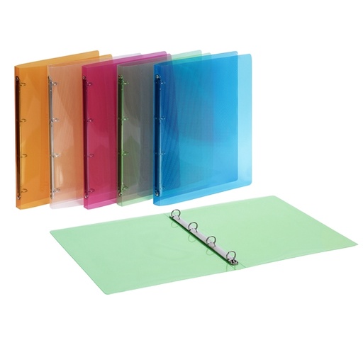 [D86348] Raccoglitore Lumina 22X30 4 TONDI D15 PP colori ASS Favorit