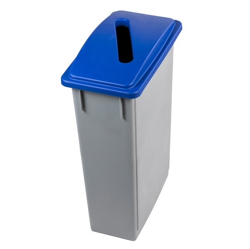 [D86558] Contenitore Office 90Lt + Coperchio blu per CARTA