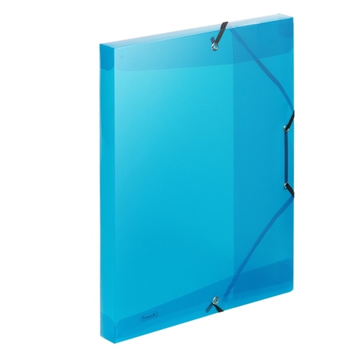 [D86576] Cartella 3L C/elastico blu LUMINA 24x32 D 2,5cm Favorit