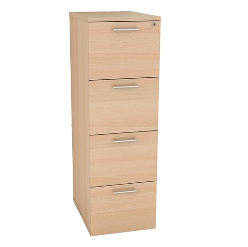 [D86720] Classificatore 4 CASSETTI per cartelle sosp. H141,2cm Faggio - Filing