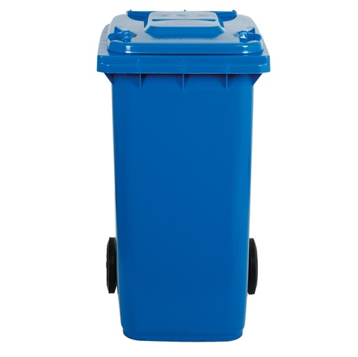 [D86723] Bidone carrellato Lt.120 BLU per raccolta differenziata