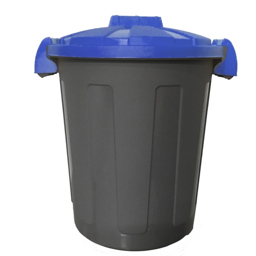 [D86743] Contenitore portarifiuti Dusty 25Lt c/coperchio blu