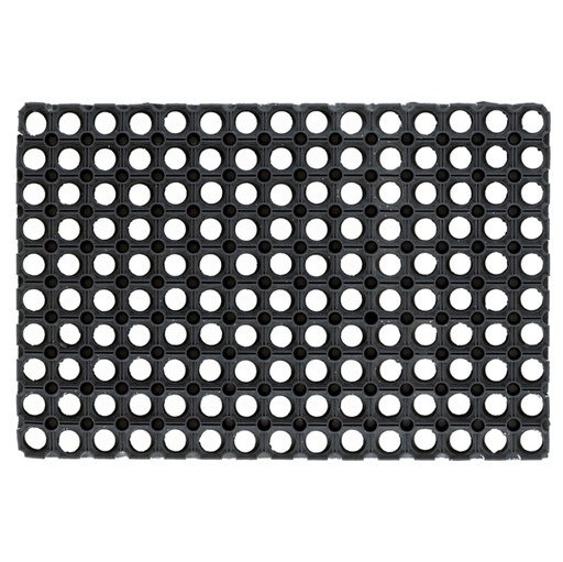[D86770] Zerbino Gummy 40x80cm Nero Velcoc