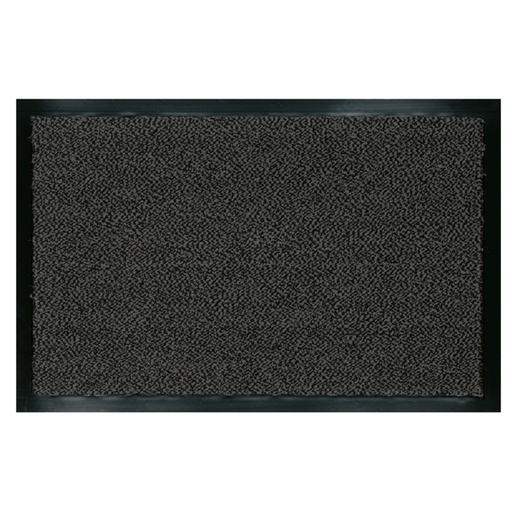 [D86775] ZERBINO ASCIUGAPASSI NEVADA 90X150CM GRIGIO ANTRACITE VELCOC