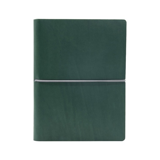 [D94583] Taccuino EVO CIAK f.to 15x21cm fogli bianchi copertina verde INTEMPO
