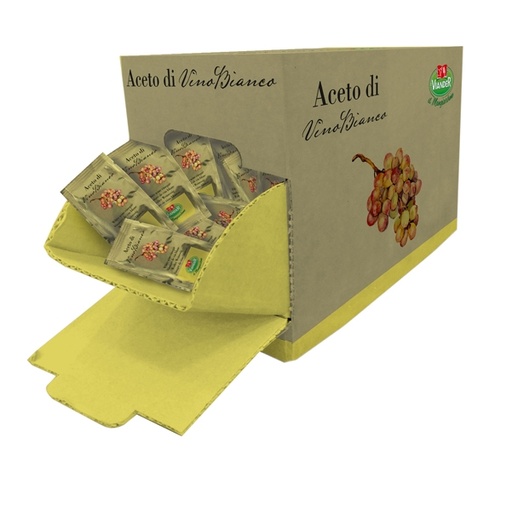 [D86878] 250 bustine monodose Aceto di vino da 5ml - Viander