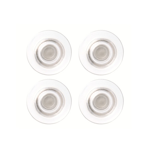 [D86889] Blister 4 Magneti extra-forti trasparenti diam.32mm Nobo