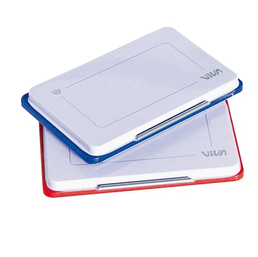 [D86985] Cuscinetto per timbro in gomma Blu Viva