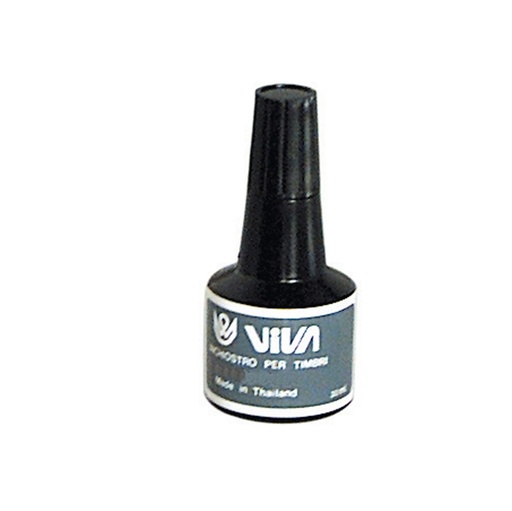[D86991] Inchiostro per cuscinetti a base d'olio 30gr nero Viva