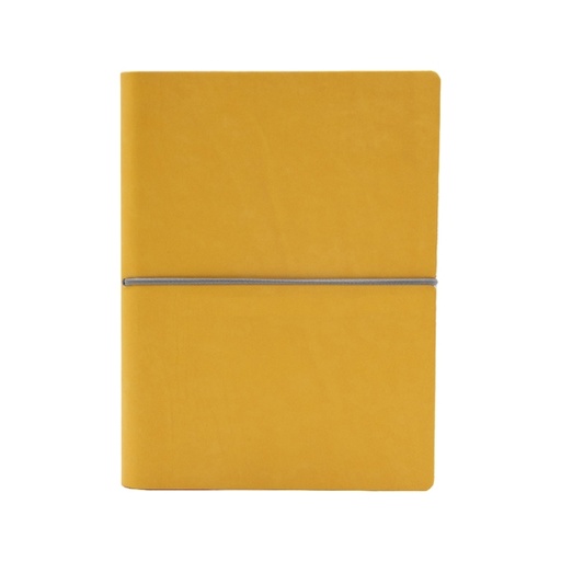 [D94598] Taccuino EVO CIAK f.to 15x21cm fogli a righe copertina giallo INTEMPO