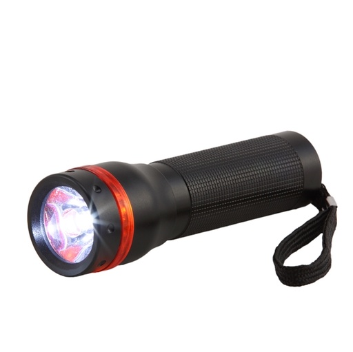 [D87040] Torcia a Led 1W in alluminio