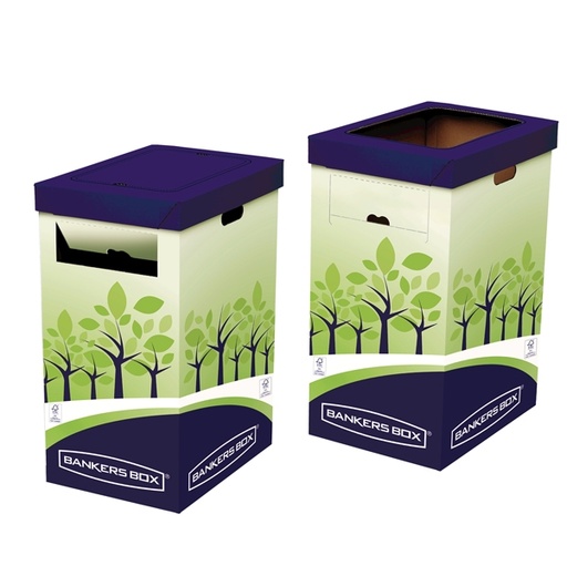 [D87042] Cestino riciclo alto 31,5x60,8x42,7cm Fellowes