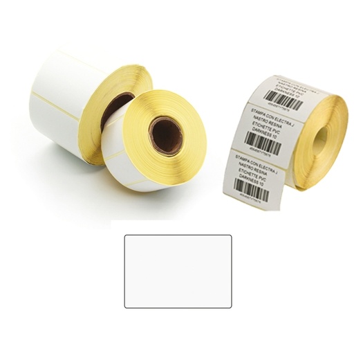 [D87080] Etichette pz.1.000 Trasf. Termico f.to 58x43mm - 1 pista - Printex