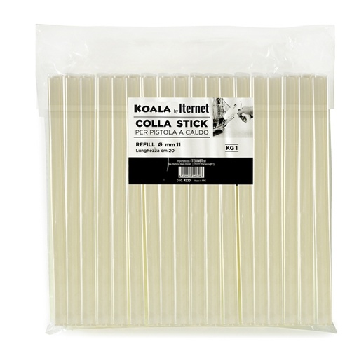 [D87097] Colla termofusibile 20cm diam.11mm 1Kg Koala