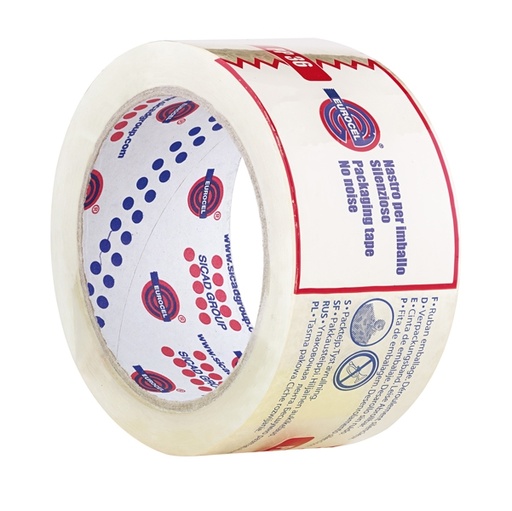 [D87146] Nastro adesivo 50mm x 66m Bianco PP36NN Eurocel