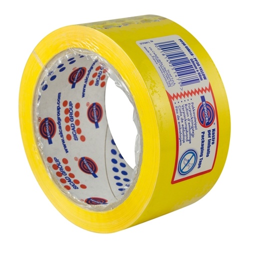 [D87148] Nastro adesivo 50mm x 66m Giallo PP36NN Eurocel
