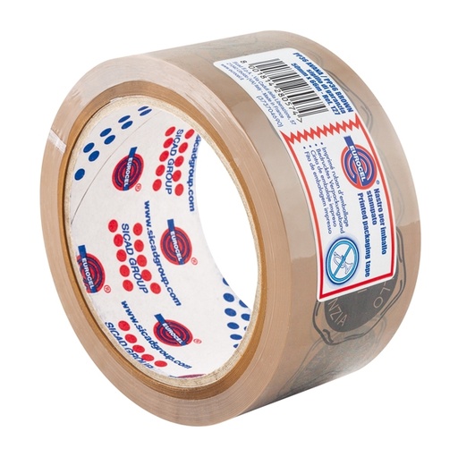 [D87153] Nastro adesivo 50mm x 66m 'SIGILLO di GARANZIA' PP36NN Eurocel