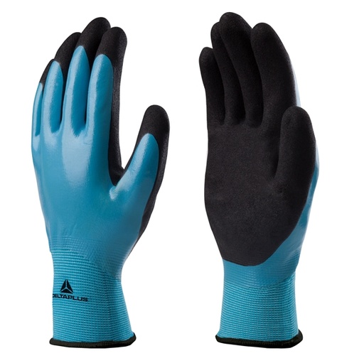 [D87181] Guanto wetdry VV636BL Tg.08 palmo nitrile