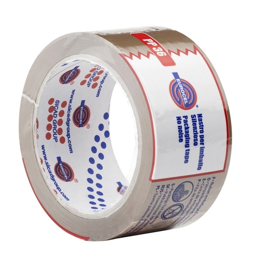 [D87951] Nastro adesivo 50mm x 66m Avana PP36NN termosingolo Eurocel