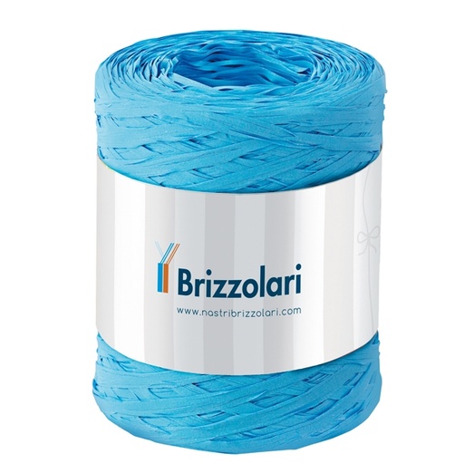 [D88163] Rafia sintetica 6802 5mmx200mt colore azzurro 06 Brizzolari