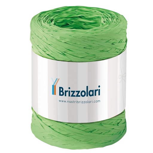 [D88166] Rafia sintetica 6802 5mmx200mt colore verde chiaro 10 Brizzolari
