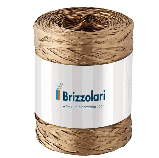 [D88171] Rafia sintetica 6802 5mmx200mt colore oro 33 Brizzolari