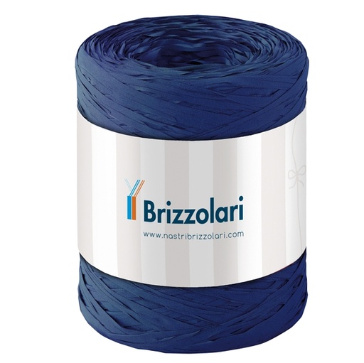 [D88172] Rafia sintetica 6802 5mmx200mt colore blu scuro 37 Brizzolari