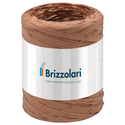 [D88174] Rafia sintetica 6802 5mmx200mt colore avana 32 Brizzolari