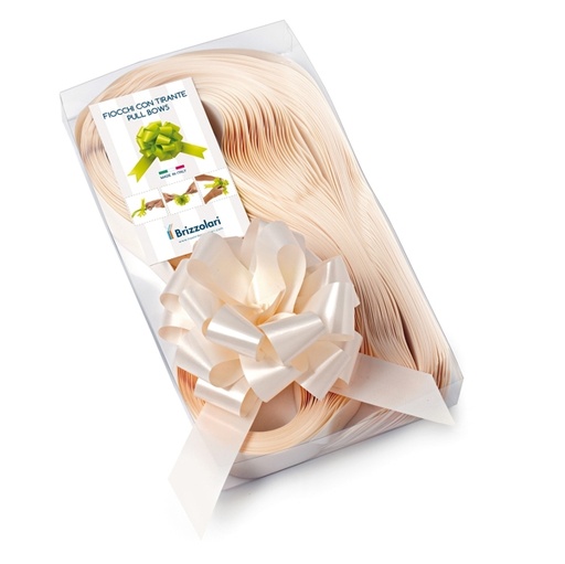 [D88207] 30 nastri strip 6800 31mm-diam.13cm colore avorio 25 Brizzolari