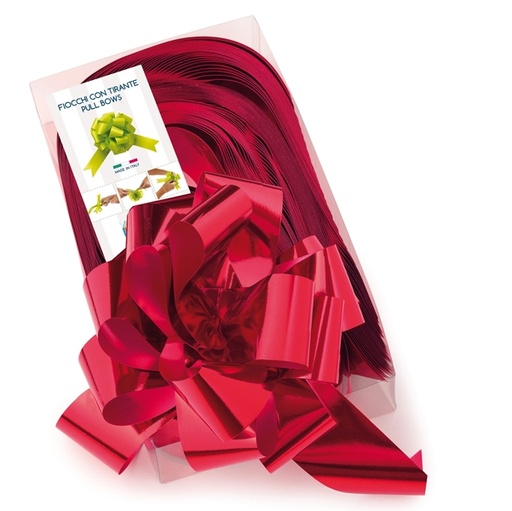 [D88233] 30 nastri strip metal 6870 50mm-diam.20cm colore rosso 07 Brizzolari