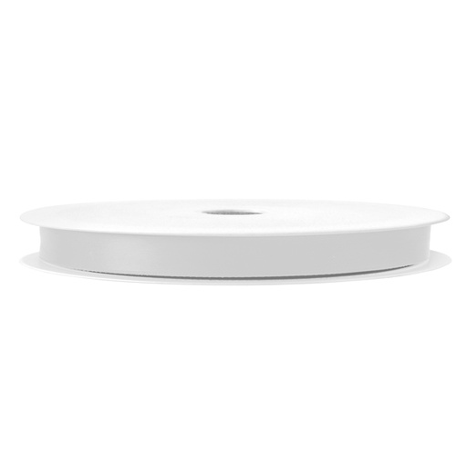 [D88242] Nastro doppio raso 10mmx25mt colore bianco 01 Brizzolari