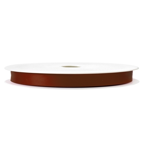 [D88247] Nastro doppio raso 10mmx25mt colore marrone 57 Brizzolari