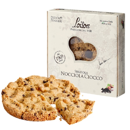[D88365] Torta Sbrisola Nocciola ciocco 200gr - L