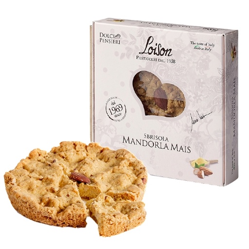 [D88371] Torta Sbrisola Classica Mandorla e Mais